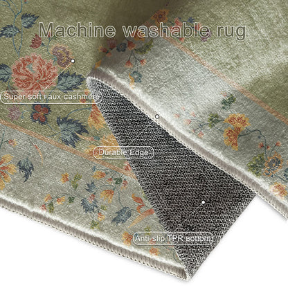 Ownkoti Non-slip Refresh Floral Indoor Outdoor Area Rug