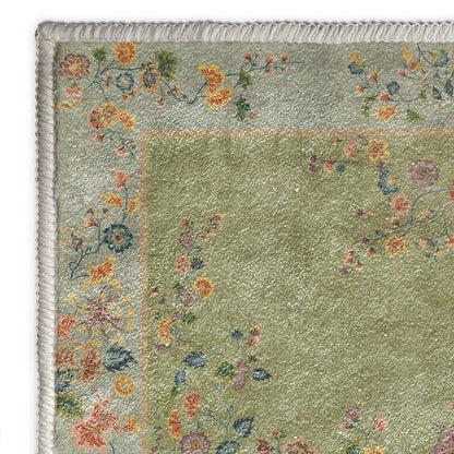 Ownkoti Non-slip Refresh Floral Indoor Outdoor Area Rug