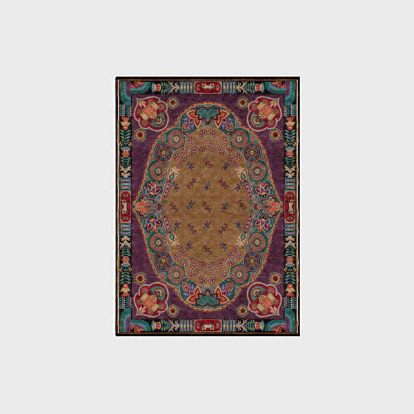 Ownkoti Vintage Ethnic Indoor Outdoor Area Rug