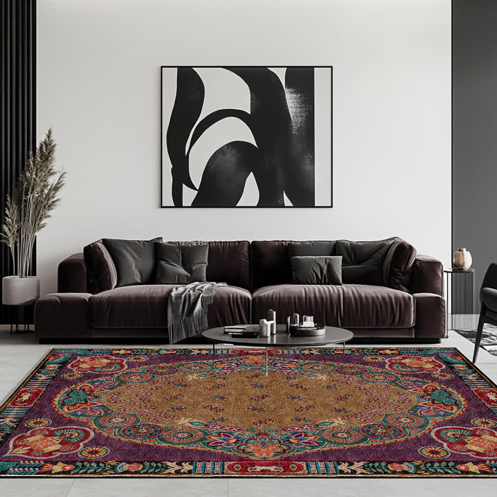 Ownkoti Vintage Ethnic Indoor Outdoor Area Rug