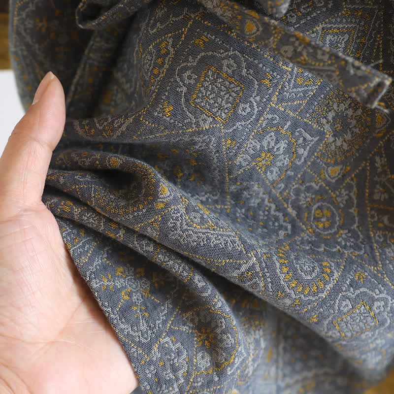 Ownkoti Unisex Japanese Kimono Geometric Pajama Set - image 9