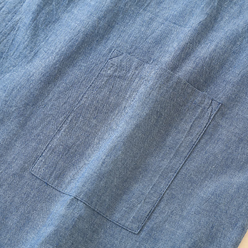 Ownkoti Solid Kimono Pajama with Geometric Collar