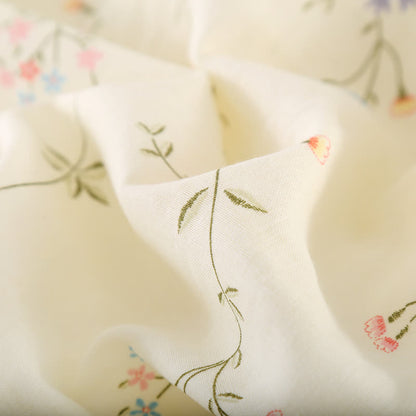 Ownkoti Floral Cotton Gauze Kimono Loungewear Robe