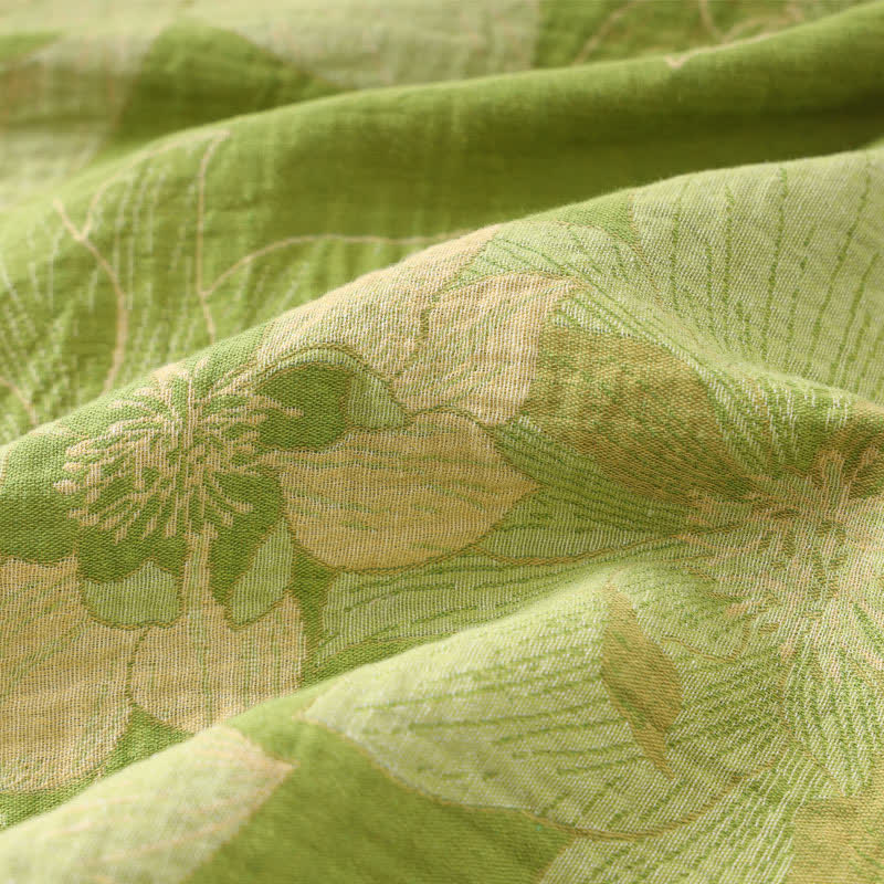 Unisex Hibiscus Cotton Kimono Loungewear Set - image 5