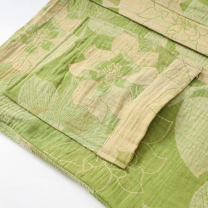 Unisex Hibiscus Cotton Kimono Loungewear Set - image 4