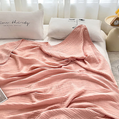 Ownkoti Solid Color Cotton Gauze Quilt