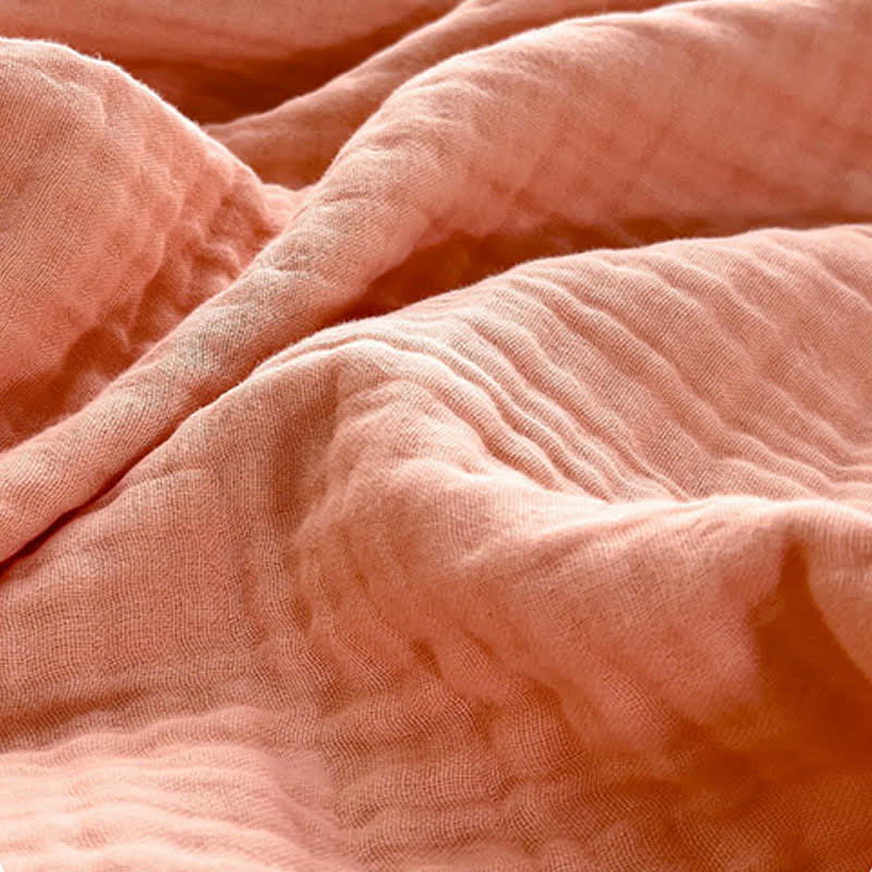 Ownkoti Solid Color Cotton Gauze Quilt