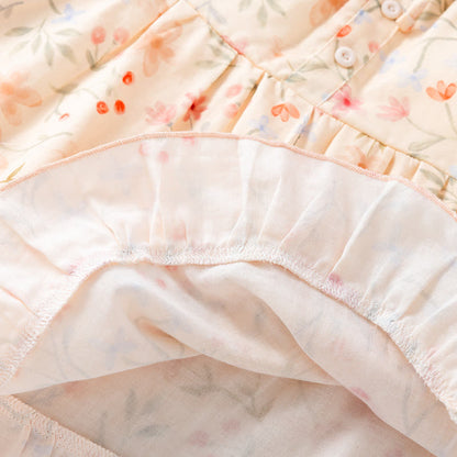 Ownkoti Floral Cotton Camisole Shorts Pajama Set