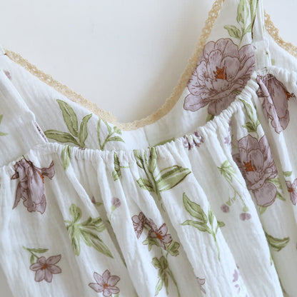 Ownkoti Violet Print Cotton Padded Cami Nightgown - image 7