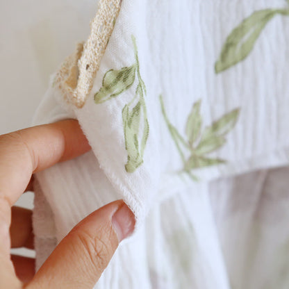 Ownkoti Violet Print Cotton Padded Cami Nightgown