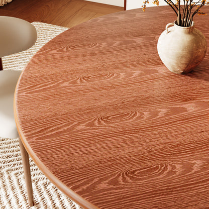 Ownkoti Round Kitchen Table Mid-Century Style For 4-8 People