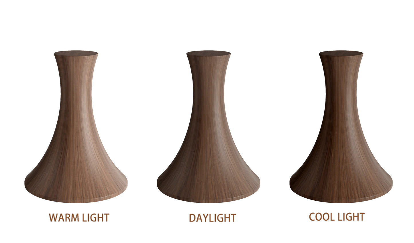 Ownkoti Luxury Gray Mid-Century Modern Round Dining Table For 4/6/8