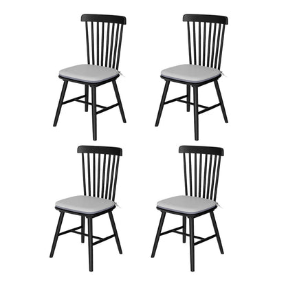 Ownkoti 2x/4x/6x Farmhouse Retro Wood Dining Room Chairs