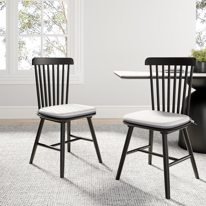 Ownkoti 2x/4x/6x Farmhouse Retro Wood Dining Room Chairs