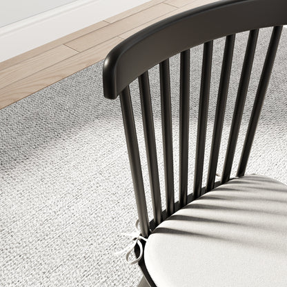 Ownkoti 2x/4x/6x Farmhouse Retro Wood Dining Room Chairs