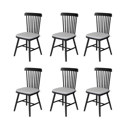 Ownkoti 2x/4x/6x Farmhouse Retro Wood Dining Room Chairs