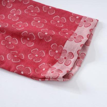 Ownkoti Four-Leaf Clover Cotton Gauze Kimono Robe