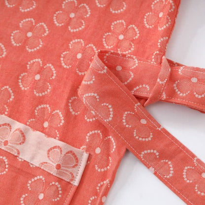 Ownkoti Four-Leaf Clover Cotton Gauze Kimono Robe