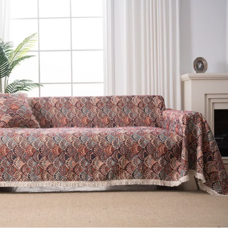 Ownkoti Art Deco-Inspired Tapestry Sofa Cover
