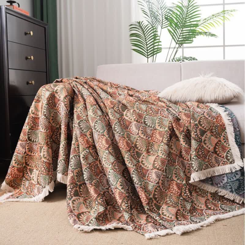 Ownkoti Art Deco-Inspired Tapestry Sofa Cover