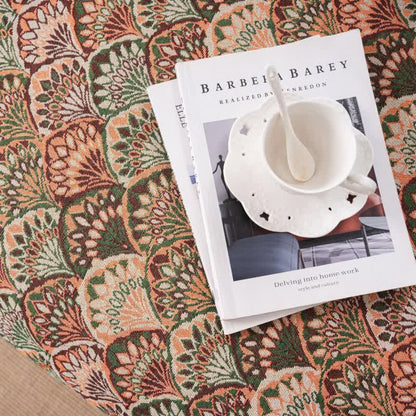 Ownkoti Art Deco-Inspired Tapestry Sofa Cover