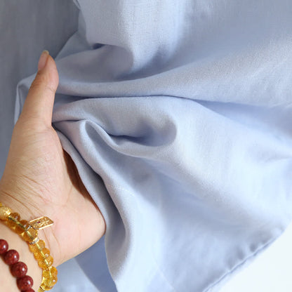 Ownkoti Solid Color Ruffle Cotton Camisole Pajamas