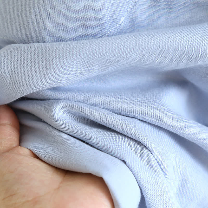 Ownkoti Solid Color Ruffle Cotton Camisole Pajamas