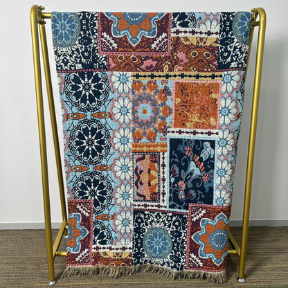 Ownkoti Boho Patchwork Mandala Cotton Reversible Quilt - image 3