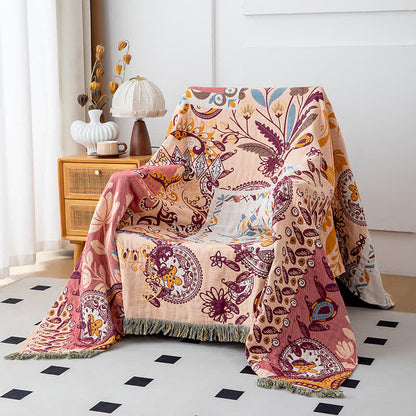 Ownkoti Paisley Floral Cotton Gauze Reversible Quilt - image 4