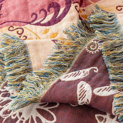 Ownkoti Paisley Floral Cotton Gauze Reversible Quilt - image 5