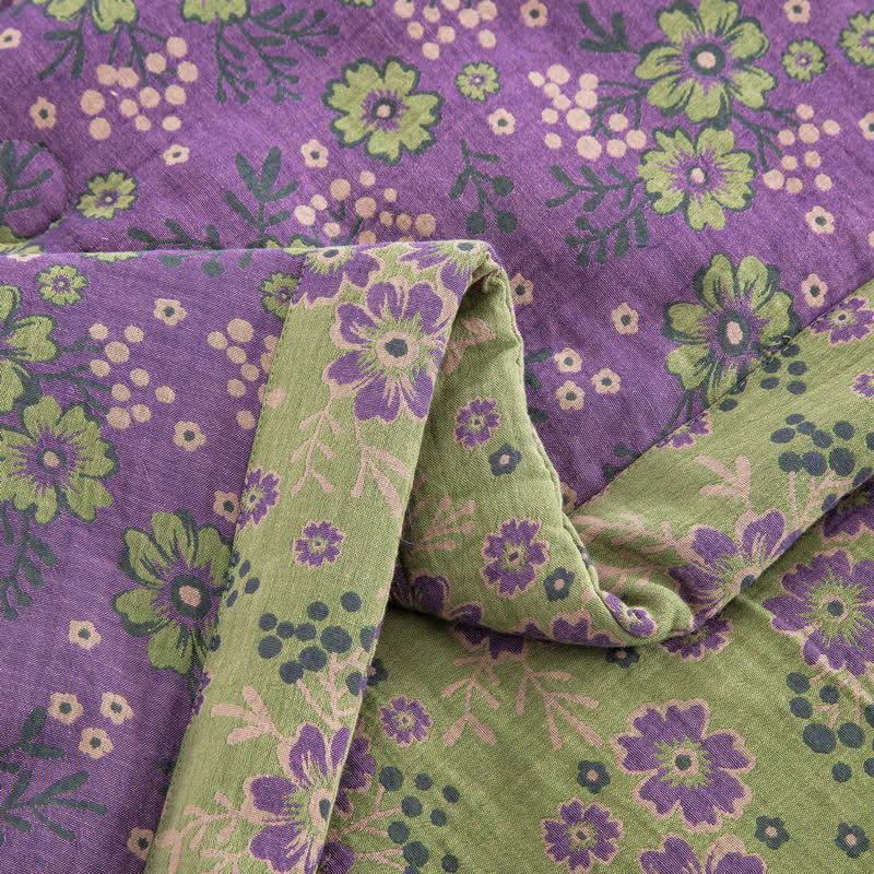 Ownkoti Plum Blossom Cotton Gauze Jacquard Quilt - image 3