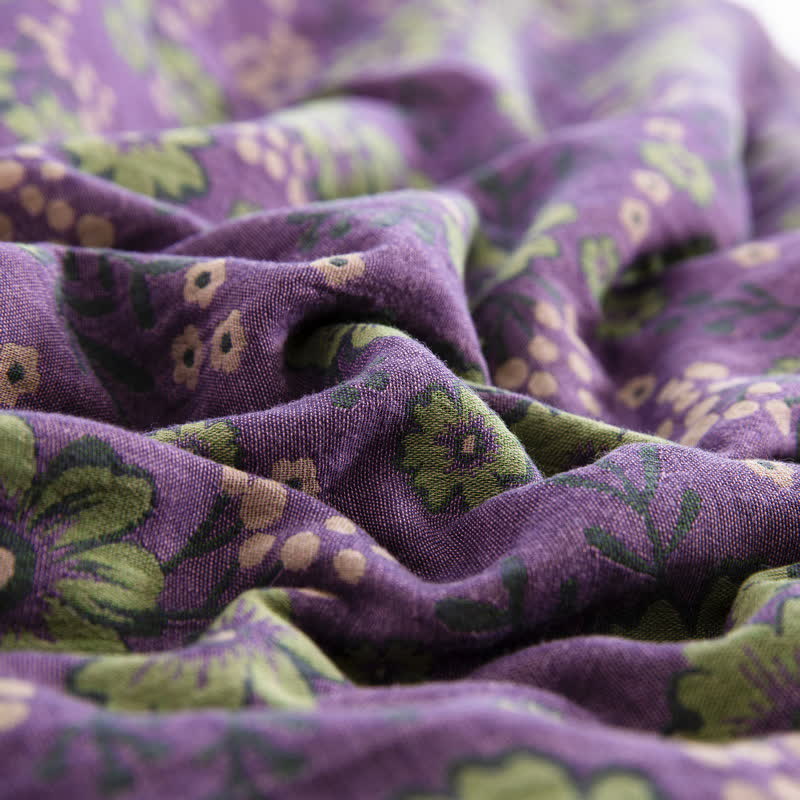 Ownkoti Plum Blossom Cotton Gauze Jacquard Quilt - image 4