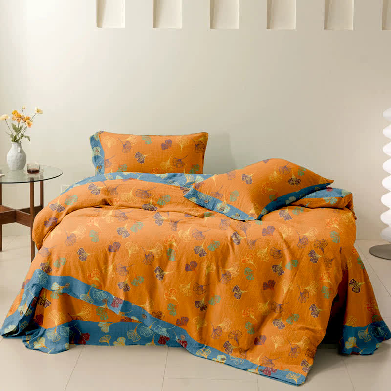 Ownkoti Ginkgo Biloba Cotton Bedding Set(4PCS) - image 9