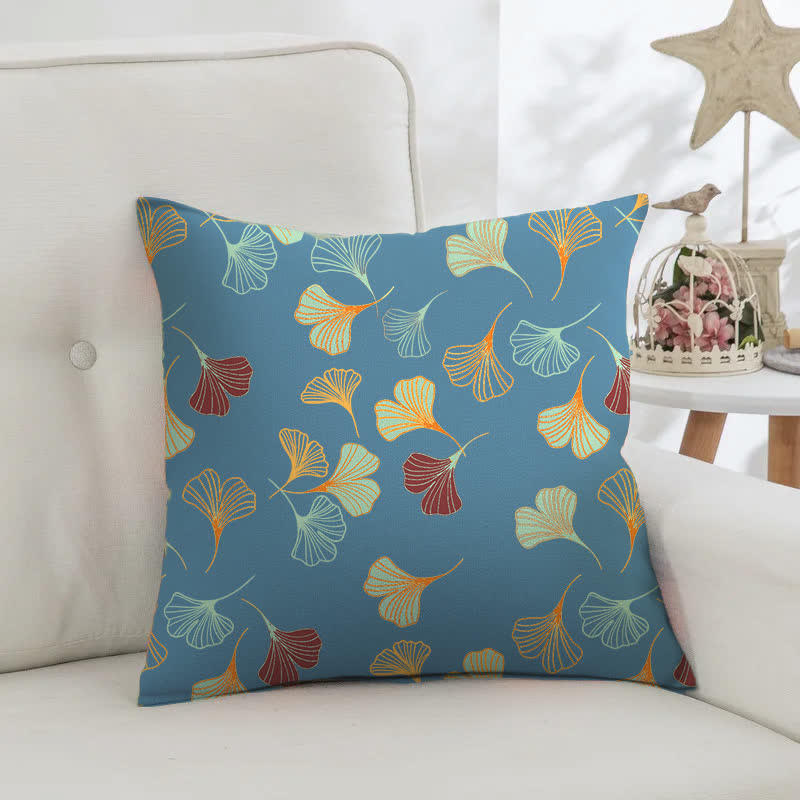 Ginkgo Biloba Cotton Jacquard Square Pillowcases(2PCS) - image 9
