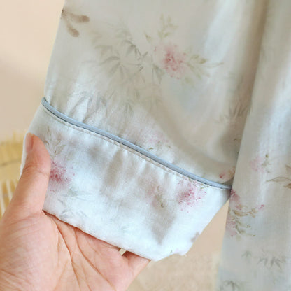 Ownkoti Oriental Rabbit Bamboo Cotton Gauze Nightdress