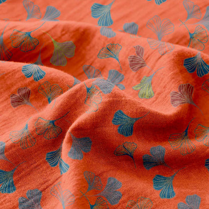 Ownkoti Ginkgo Jacquard Reversible Cotton Gauze Bedspread - image 11