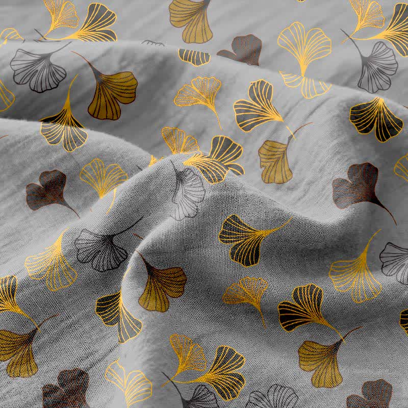 Ownkoti Ginkgo Biloba Cotton Jacquard Sheet Bedspread - image 13
