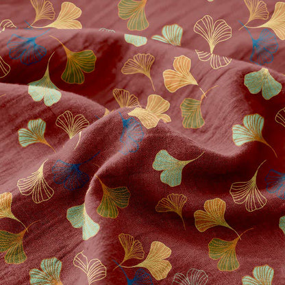 Ginkgo Biloba Cotton Jacquard Sheet Bedspread - image 12