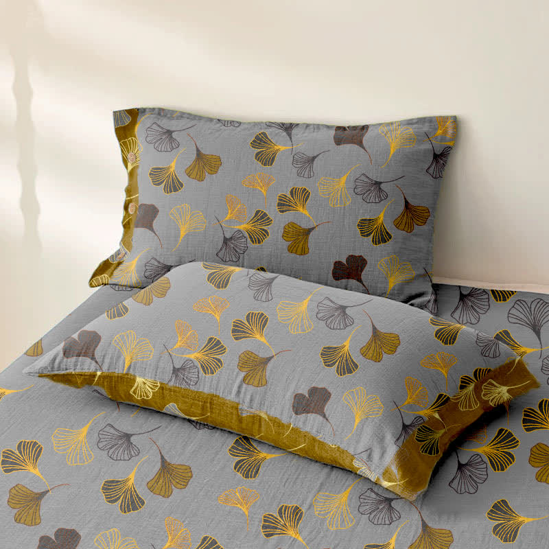Ownkoti Ginkgo Biloba Cotton Jacquard Sheet Bedspread - image 15