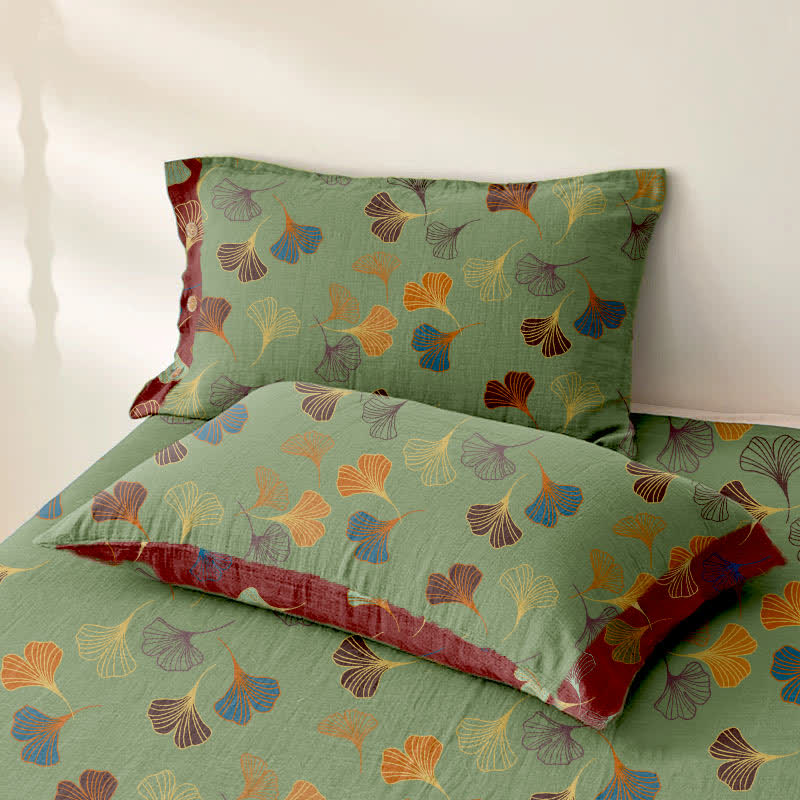 Ownkoti Ginkgo Biloba Cotton Jacquard Sheet Bedspread - image 18