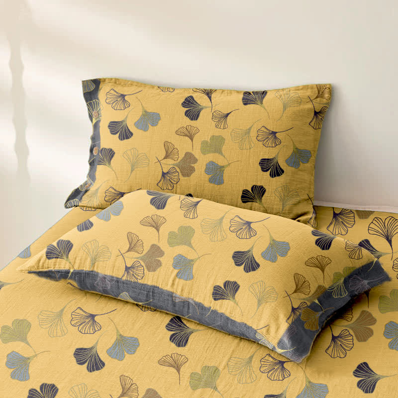 Ownkoti Ginkgo Biloba Cotton Jacquard Sheet Bedspread - image 21