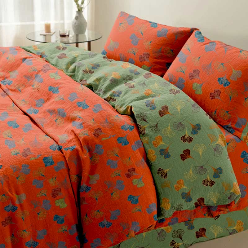 Ginkgo Biloba Cotton Bedding Set(4PCS) - image 14