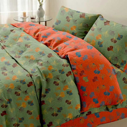 Ginkgo Biloba Cotton Bedding Set(4PCS) - image 26