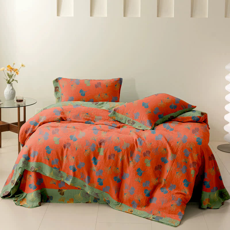 Ownkoti Ginkgo Biloba Cotton Bedding Set(4PCS) - image 13