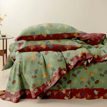 Ownkoti Ginkgo Biloba Cotton Bedding Set(4PCS) - image 38