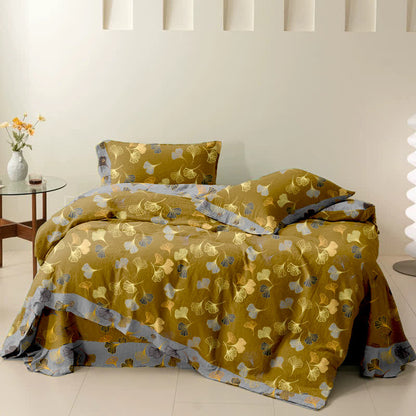 Ownkoti Ginkgo Biloba Cotton Bedding Set(4PCS) - image 1