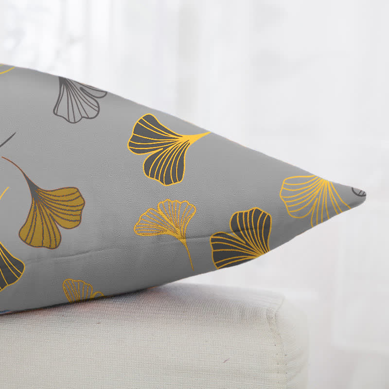 Ginkgo Biloba Cotton Jacquard Square Pillowcases(2PCS) - image 25