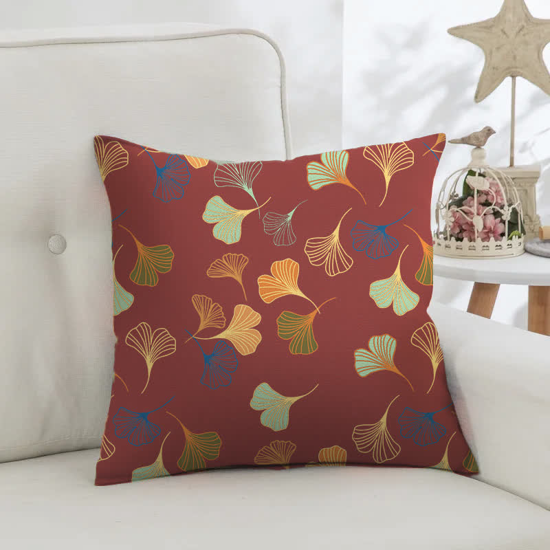 Ginkgo Biloba Cotton Jacquard Square Pillowcases(2PCS) - image 17