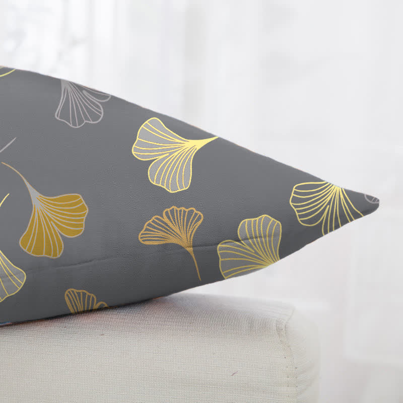 Ginkgo Biloba Cotton Jacquard Square Pillowcases(2PCS) - image 29