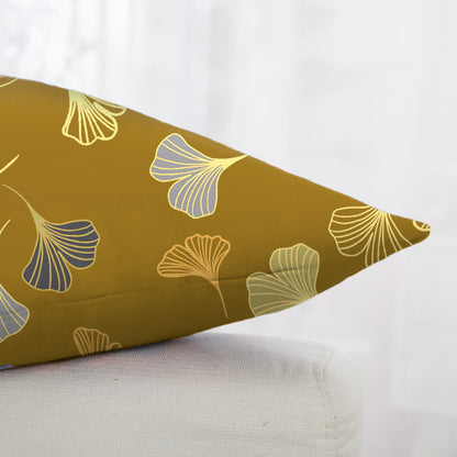 Ginkgo Biloba Cotton Jacquard Square Pillowcases(2PCS) - image 2